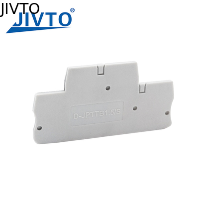 D-PTTB 1.5/S End Cover PTTB1.5/S Double Level Connector Din Terminal Block Accessories 1.5mm Plastic Barrier End Plate