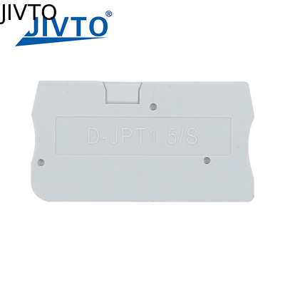 D-PT1.5 Tel Elektrik Bağlantısı PT Tip Din Demiryolu Terminal Blok Aksesuarları D-PT 1.5 Son Kapak