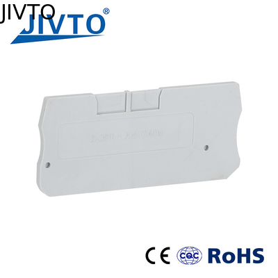 D-PT1.5-TW Son Bariyer Plakası PT 1.5-TW Çift Tel Elektrik Bağlantısı Din Rail Terminal Block Aksesuarları Son Kapak