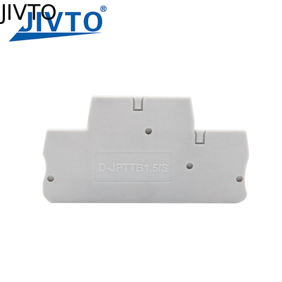 D-PTTB 1.5/S Son Kapak PTTB1.5/S Çift Seviye Bağlantısı Din Terminal Blok Aksesuarları 1.5mm Plastik Bariyer Son Plakası